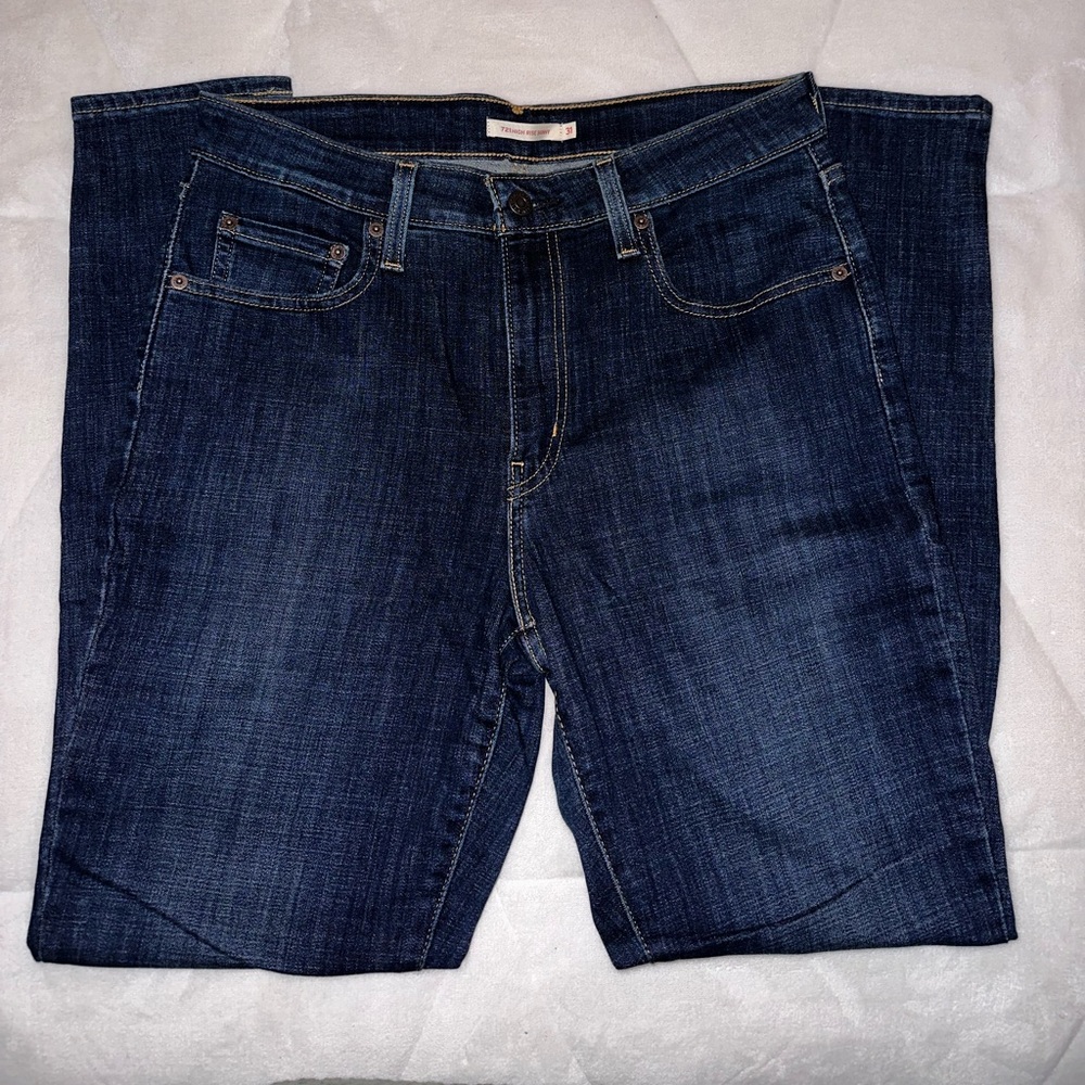 Levi's High Rise Blue Jeans Classic Denim